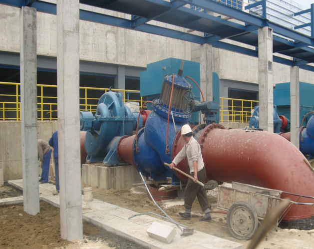 循環(huán)水泵現(xiàn)場(chǎng)